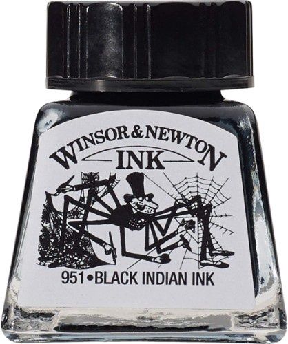 Winsor &amp; Newton Black Indian Ink, 14 ml