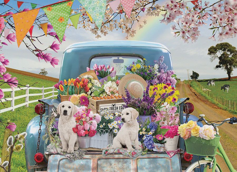 Cobble Hill 35 Piece Tray Puzzle- Country Road