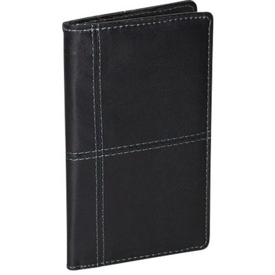 bugatti Business Card Carrying Case, Black Vinyl