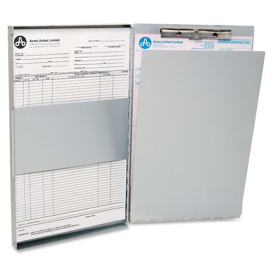 Westcott Aluminum Letter Size Sheet Holder, Side Hinged