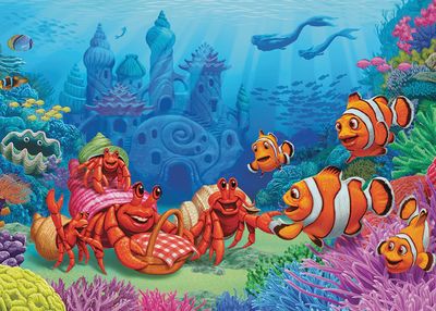 Cobble Hill 35 Piece Tray Puzzle – Clownfish Gathering