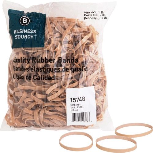 Rubber Bands, # 64, 1 lb Bag