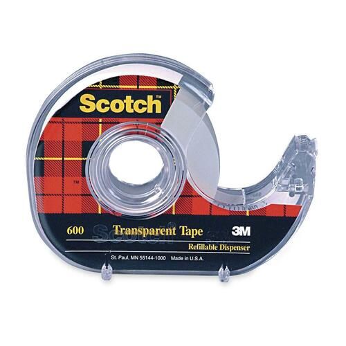 3M Scotch Transparent Tape, 19 mm x 32.9m