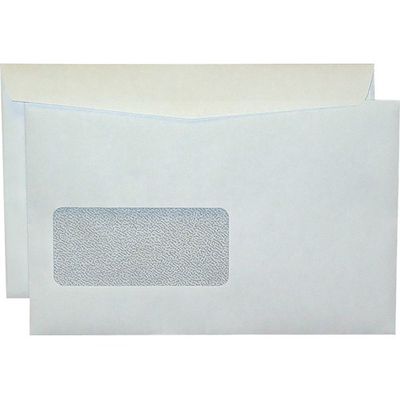 Supremex T4 Envelope, Security, Single Window, 24 lb, Pack of 25