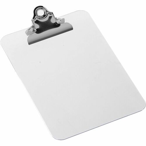 Business Source Plastic Clipboard, 6" x 9", Clear