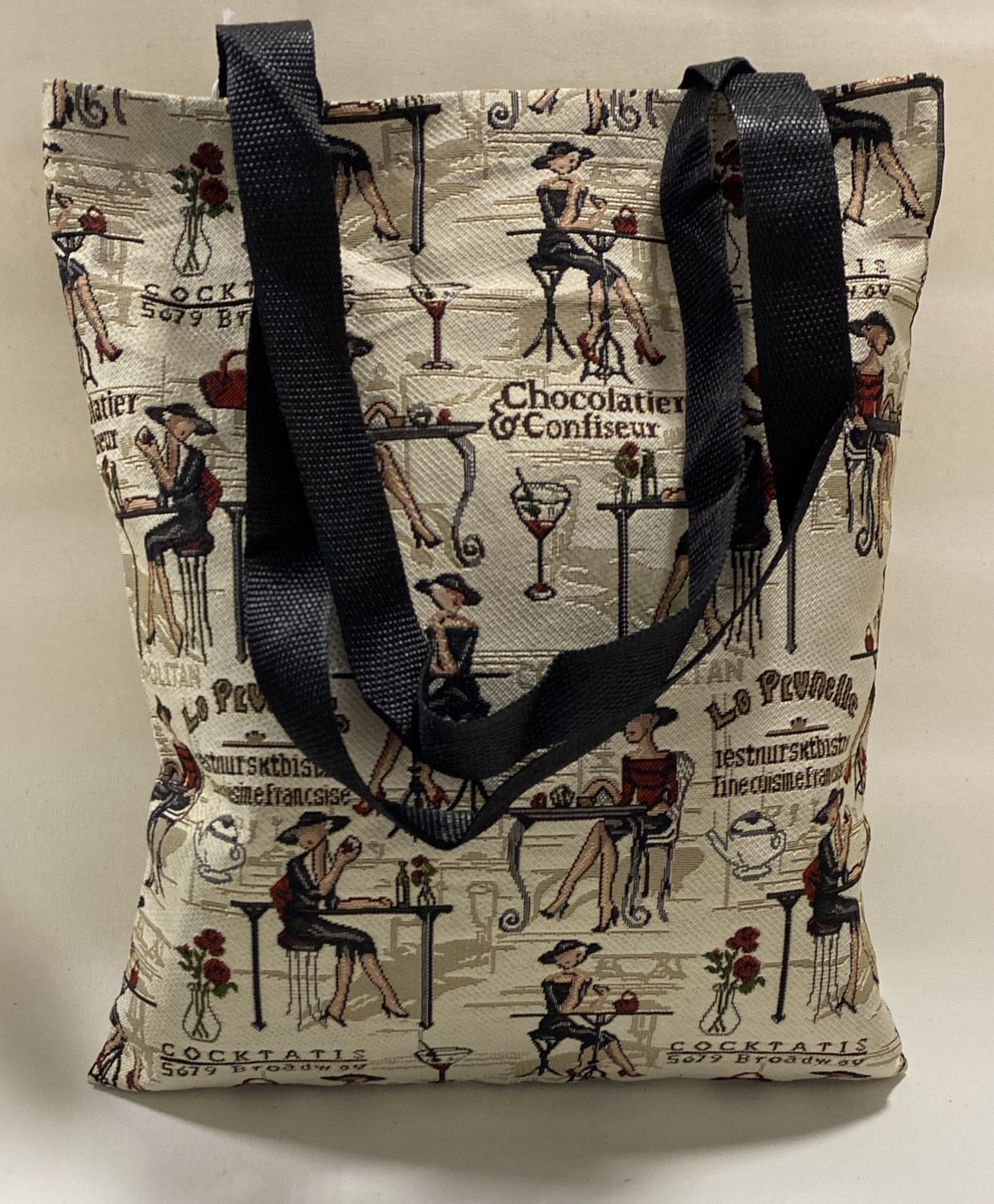 Shopping Bag Tapestry Paris Lady