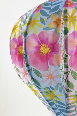 Floral Hot Air Balloon Spinner-Pink