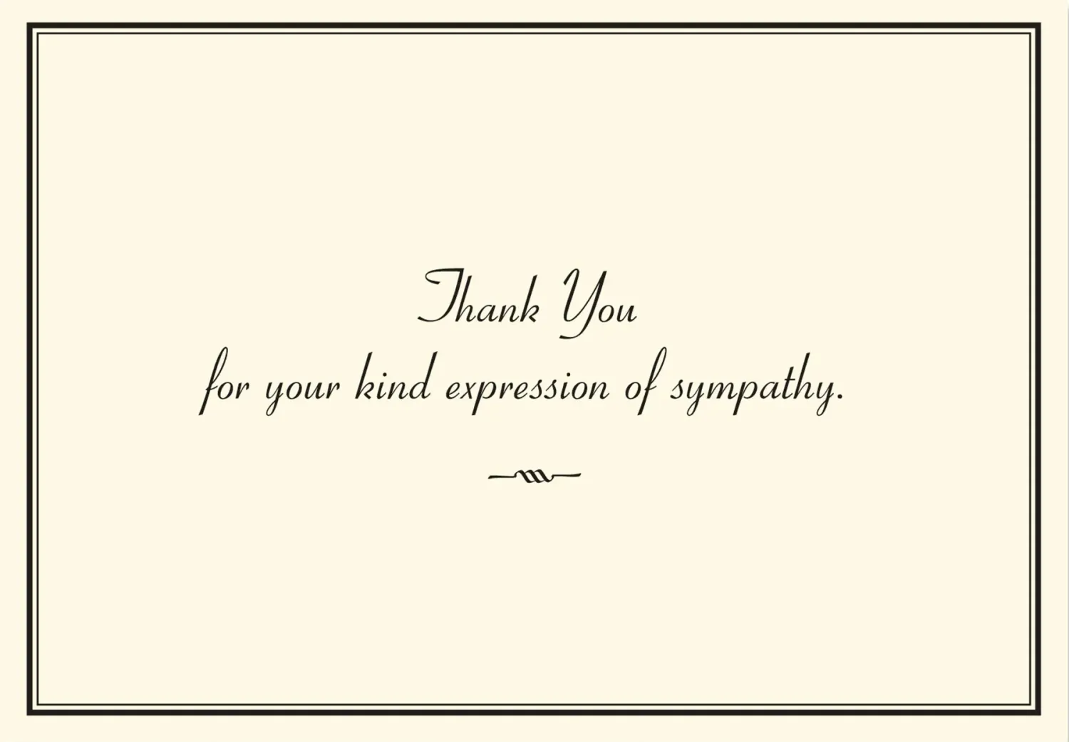 Sympathy Thank You Notes
