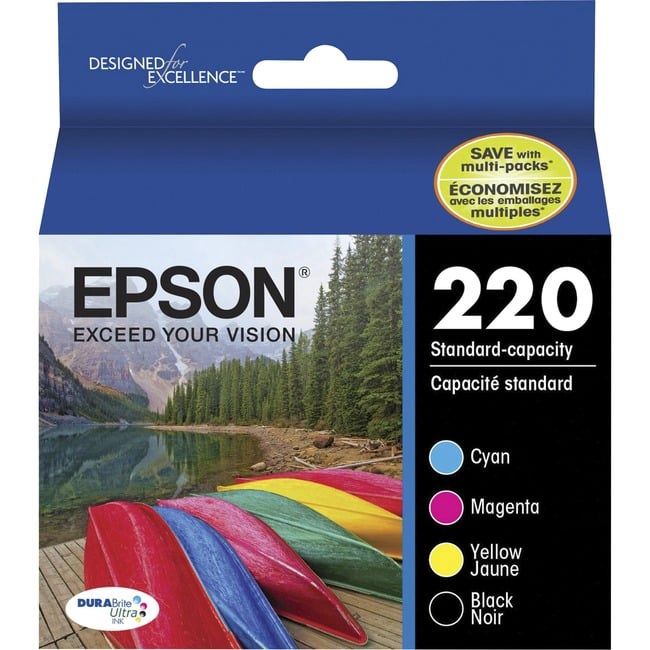 Epson 220 C/M/Y/K, Black &amp; Colours Combo Pack
