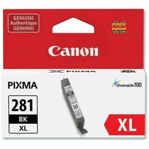 Canon CLI-281 BK XL Black Ink Cartridge, High Yield