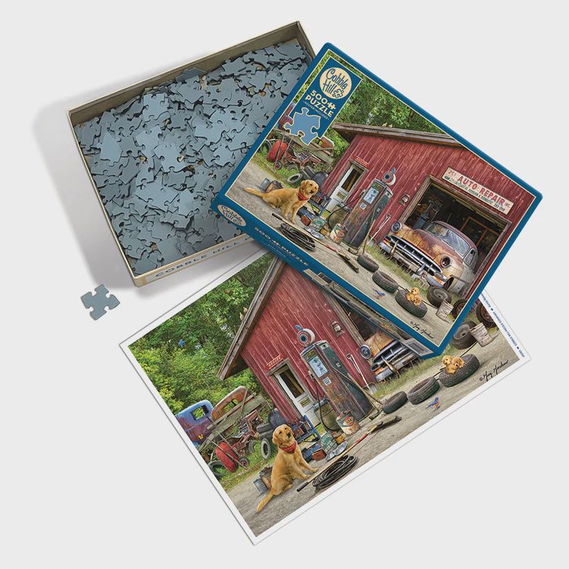 Cobble Hill 500 Pieces Puzzle - Auto Repair