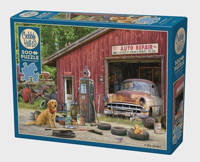 Cobble Hill 500 Pieces Puzzle - Auto Repair