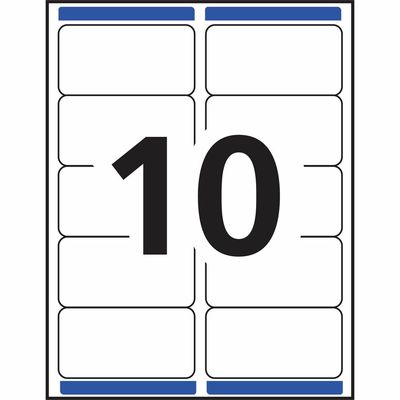 Avery 2 x 4 Labels, 100 Labels