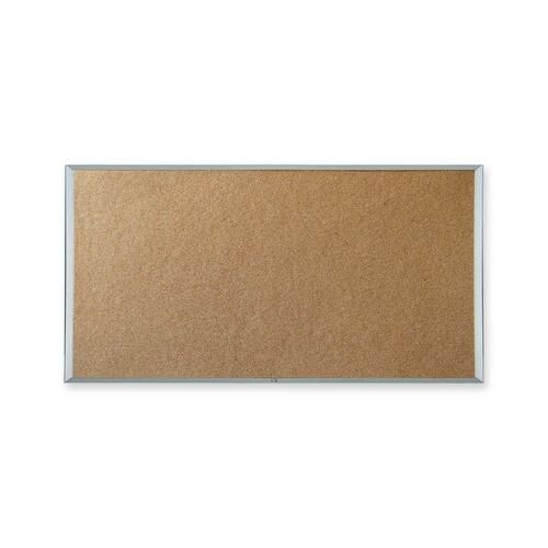 Quartet Webco Cork Board, 18" x  24", Aluminum Frame