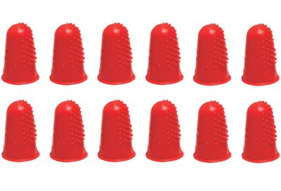 Westcott Ventilated Finger Tips, Large, Box of 12