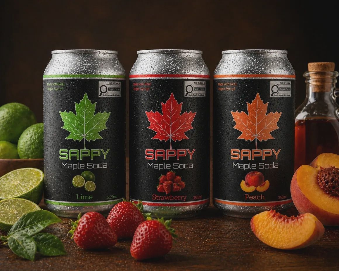 Sappy Maple Soda - Assorted Flavours