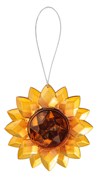 3" Sunrise Sunflower Ornament