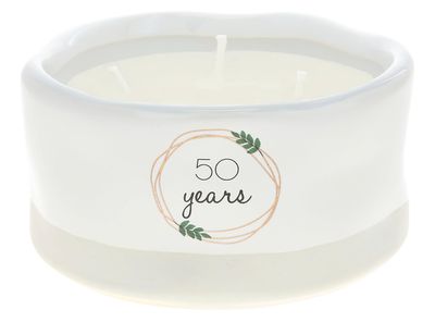 50th Anniversary Hidden Message Candle