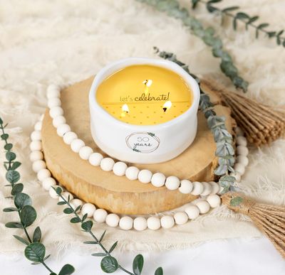50th Anniversary Hidden Message Candle