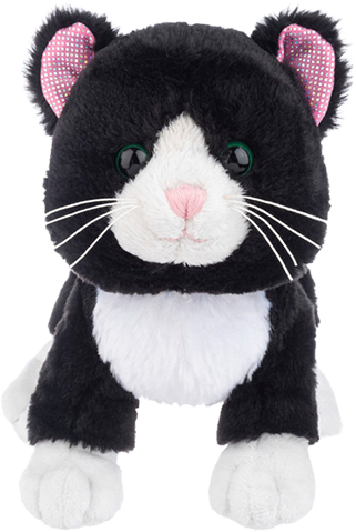 Webkinz Plush - Black &amp; White Cat