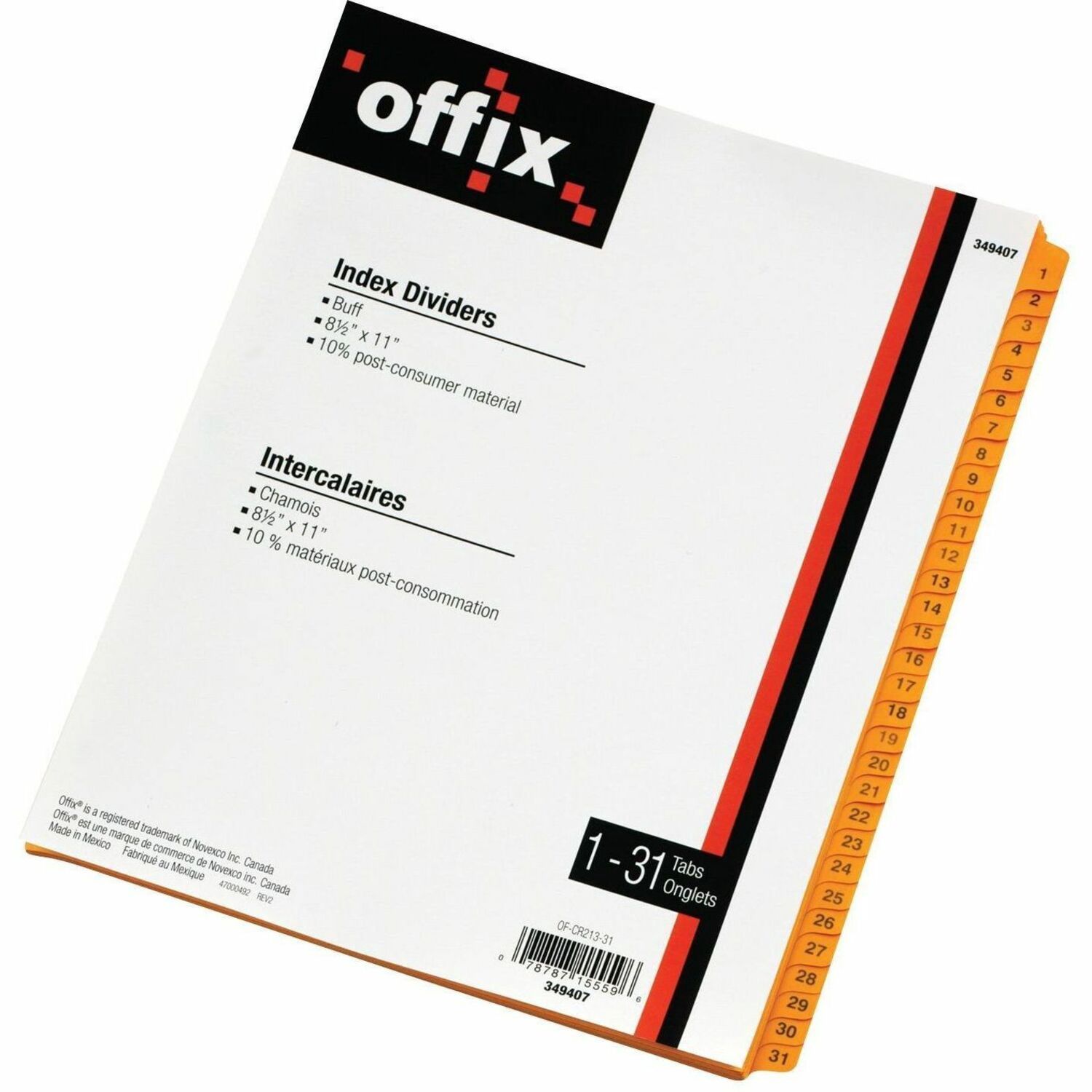Offix Index Dividers, 1 - 31