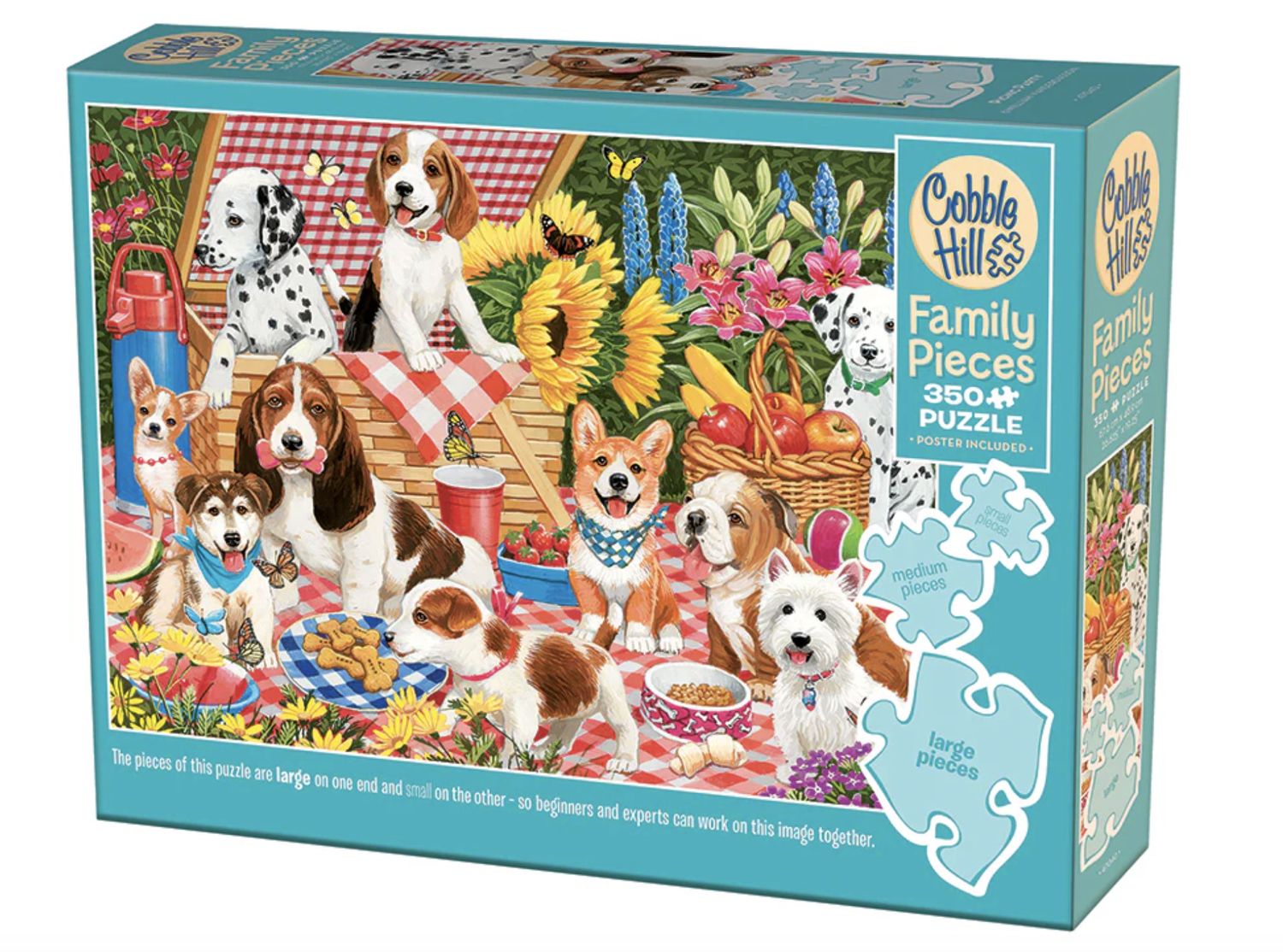 Cobble Hill 350 Family Pieces Puzzle -  Picnic Party