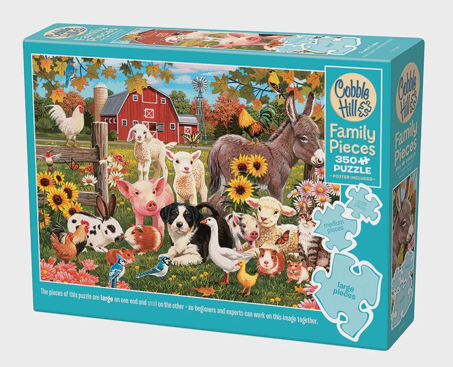 Cobble Hill 350 Family Pieces Puzzle -Family Farm
