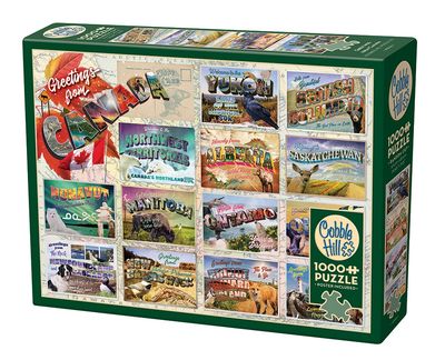 Cobble Hill 1000 Piece Puzzle - Greetings From Canada