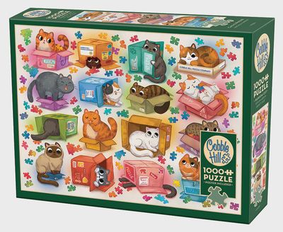 Cobble Hill 1000 Piece Puzzle -Cats Vs Puzzles