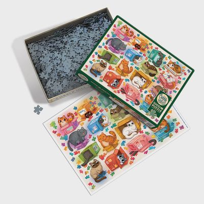 Cobble Hill 1000 Piece Puzzle -Cats Vs Puzzles