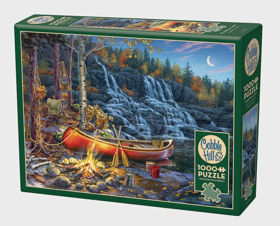 Cobble Hill 1000 Piece Puzzle - Waterfall Camp