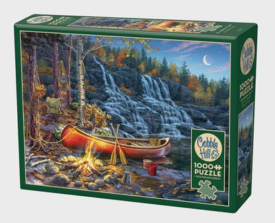 Cobble Hill 1000 Piece Puzzle - Waterfall Camp