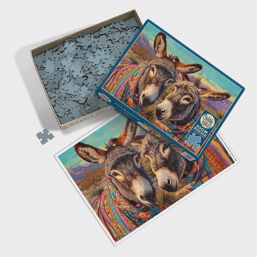 Cobble Hill 500 Piece Puzzle -Dos Burros