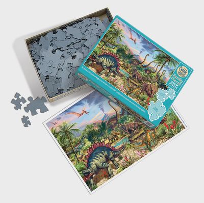 Cobble Hill 350 Family Piece Puzzle - Prehistoric Party