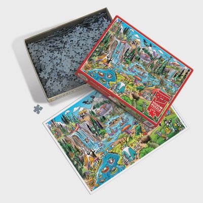 Cobble Hill Doodle Town 1000 Piece Puzzle -Portage Pandemonium