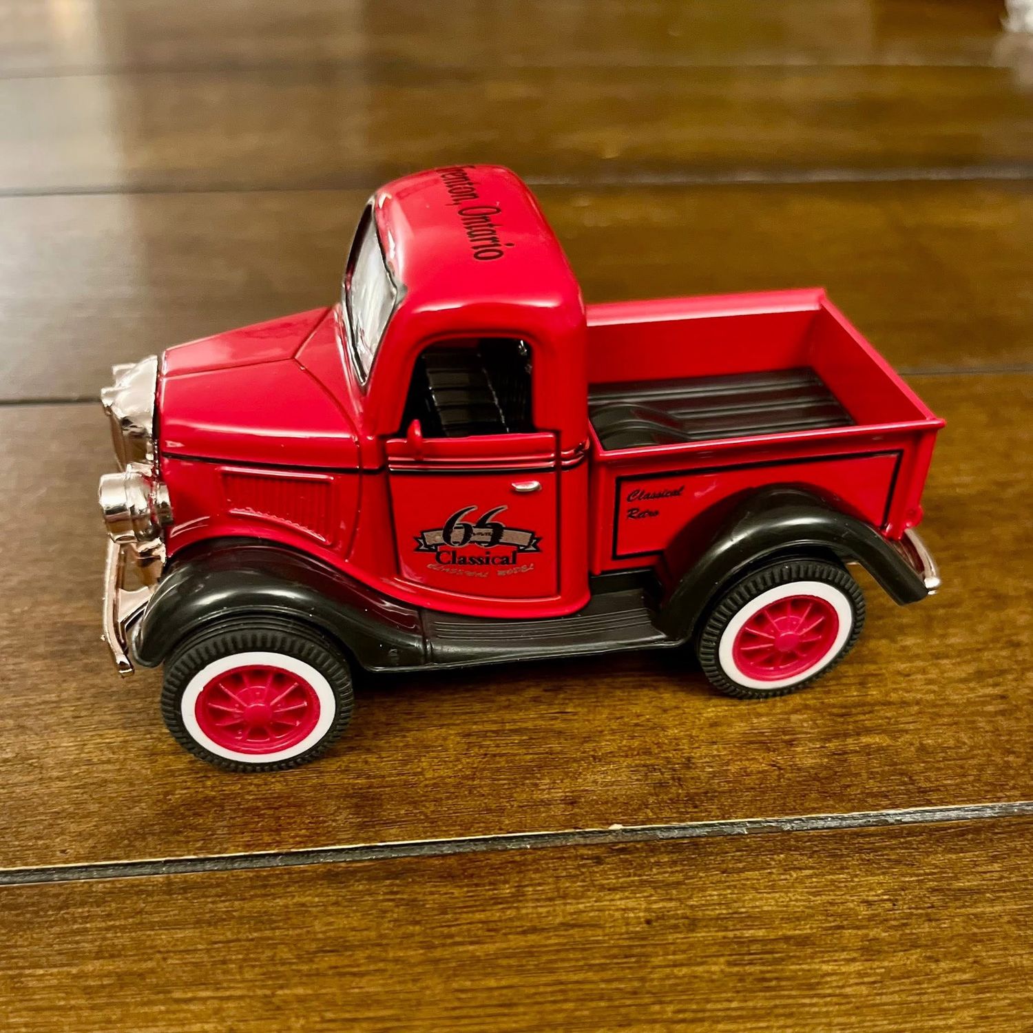 PP Vintage Red Pick Up Truck Customized With Trenton, Ontario