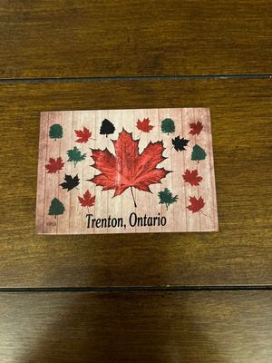 PP Photo Magnet Leaf Silhouette Customized With  Trenton, Ontraio