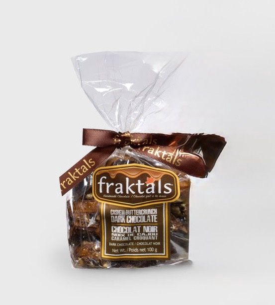 Fractals Cashew Buttercrunch Dark Chocolate 100g Bag