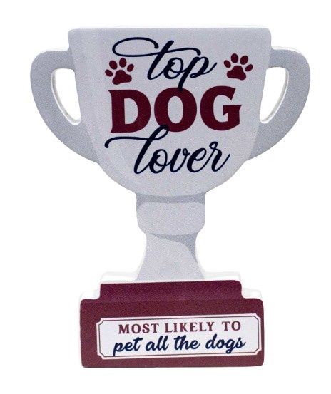 "Dog Lover" Trophy Stand