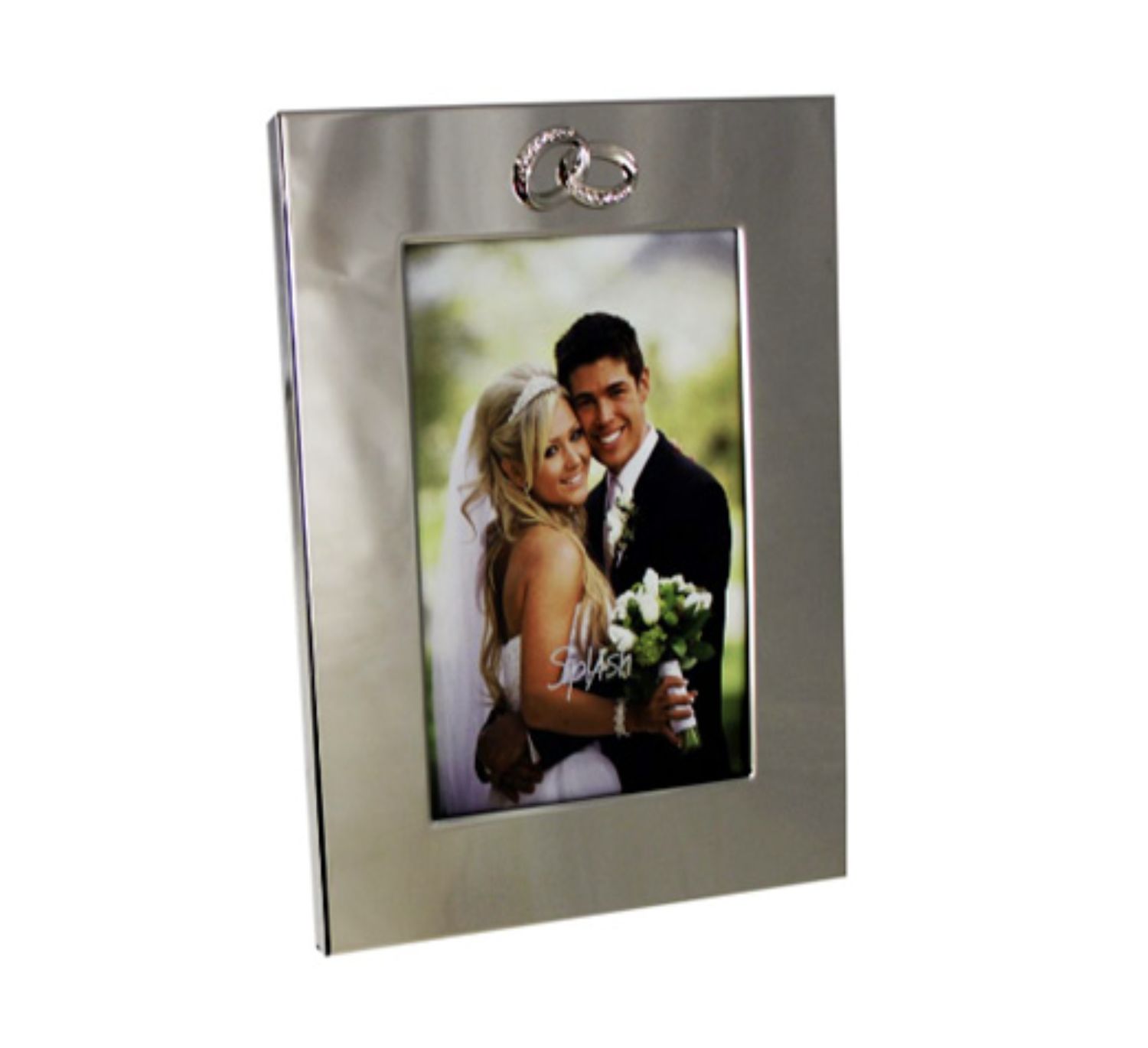Double Ring Silver Frame