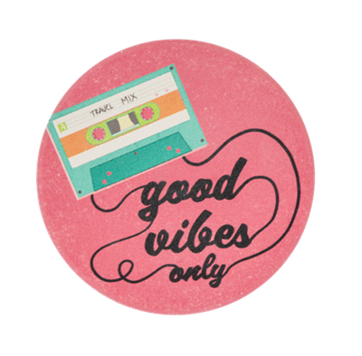 Car Coaster - Good Vibes Only