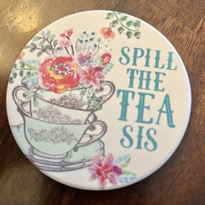 Car Coaster - Spill The Tea Sis