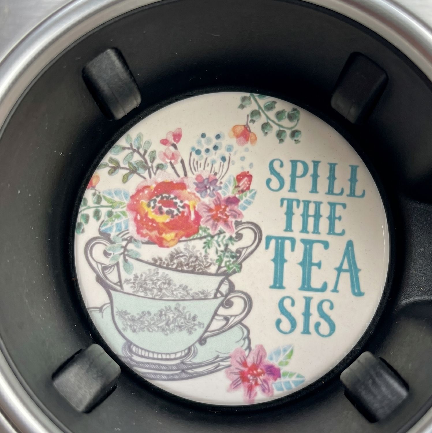 Car Coaster - Spill The Tea Sis