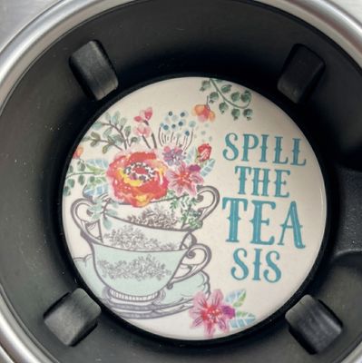 Car Coaster - Spill The Tea Sis