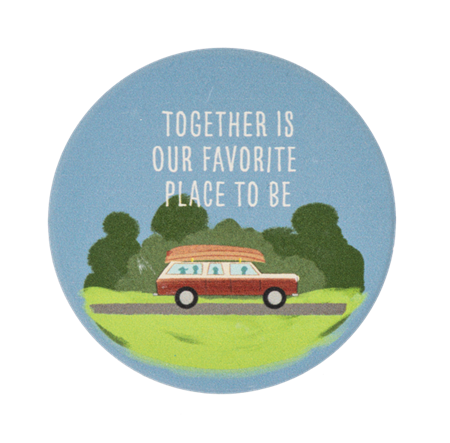 Car Coaster - Together Is Our Favourite Place To Be