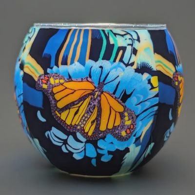 Claymaster Light Globe – Monarch Butterfly, Gift Boxed, 3.5" x 4.0"