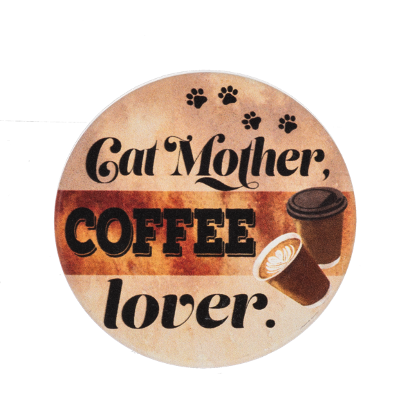 Cat Mother Car Coaster