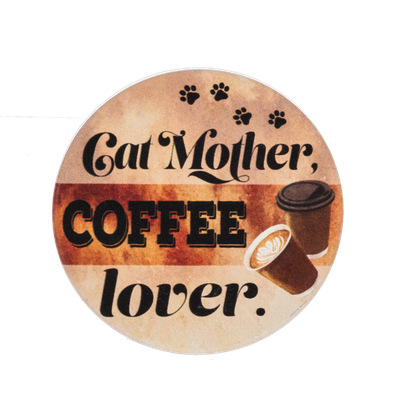 Cat Mother Car Coaster