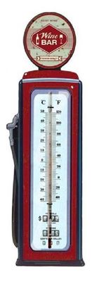 Gas Pump Wine Thermometer