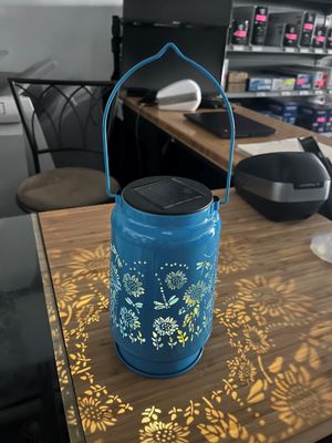 Solar Shadow Lantern Blue
